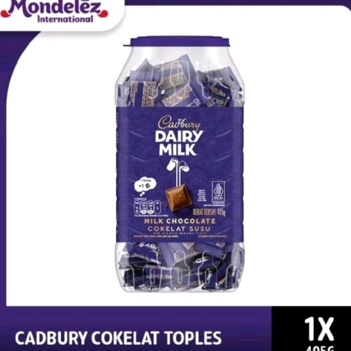 Gambar Cadbury Dairy Milk Chocolate Mini Bites Jar Toples (382 Gr) dari Arandto Store undefined Tokopedia