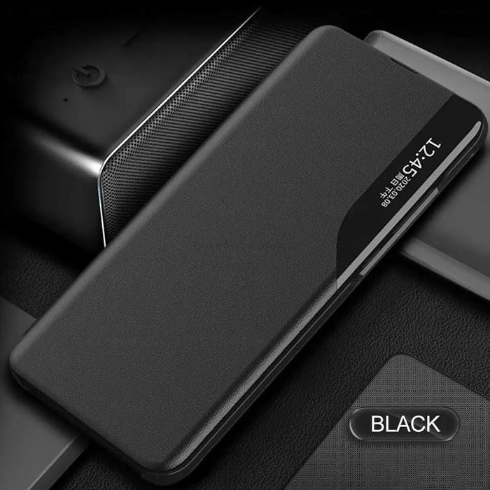 Gambar Flip Smart View Case For Samsung Galaxy S25 S24 S23 S22 S21 S20 Ultra Plus FE S10 Note 20 Leather Bracket Clear Premium Cover Mewah Sarung Kulit Magnetic Casing Viral S24Ultra S23Ultra S22Ultra S21Ultra S20Ultra S24Plus S23Plus S22Plus - Hitam, S25 Ultra dari Milky Acc undefined Tokopedia