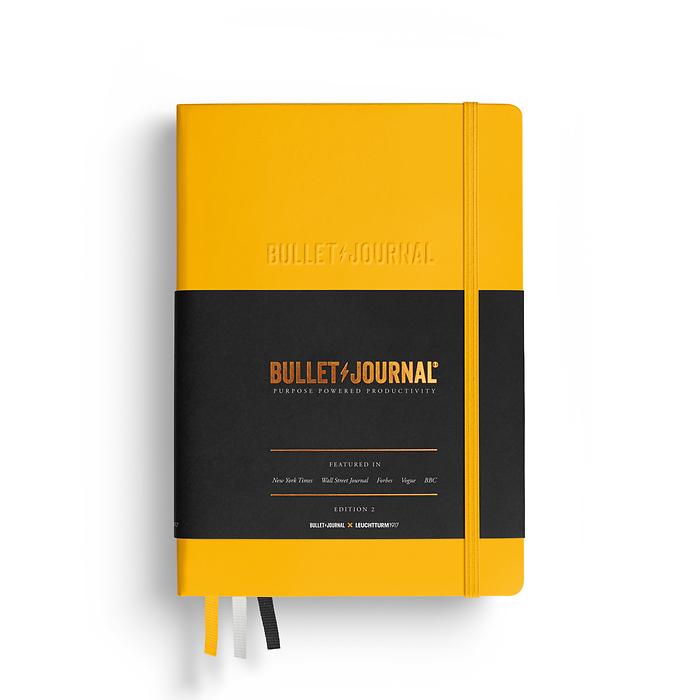 Gambar LEUCHTTURM1917 Bullet Journal Edition 2, Medium (A5), Hardcover, 206 numbered pages DOTTED - Yellow24 dari Polly Indonesia undefined Tokopedia