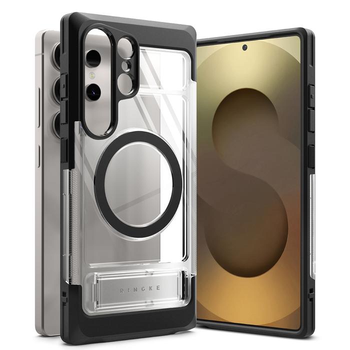 Gambar Case for Samsung Galaxy S25 Ultra Ringke UX Kickstand MagSafe Magnetic Casing - Clear dari GET-WID undefined Tokopedia