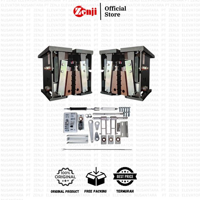 Gambar Safety Progressive Gear / Rem Lift / Safety Break Elevator dari Zenji Elevator undefined Tokopedia