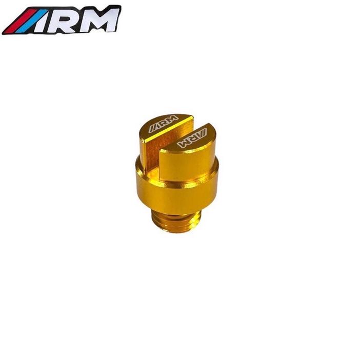 Gambar ￼Tutup Oli Mesin Arm Full Cnc Kualitas Impor Universal - Gold dari Dennysphangmotorsport undefined Tokopedia