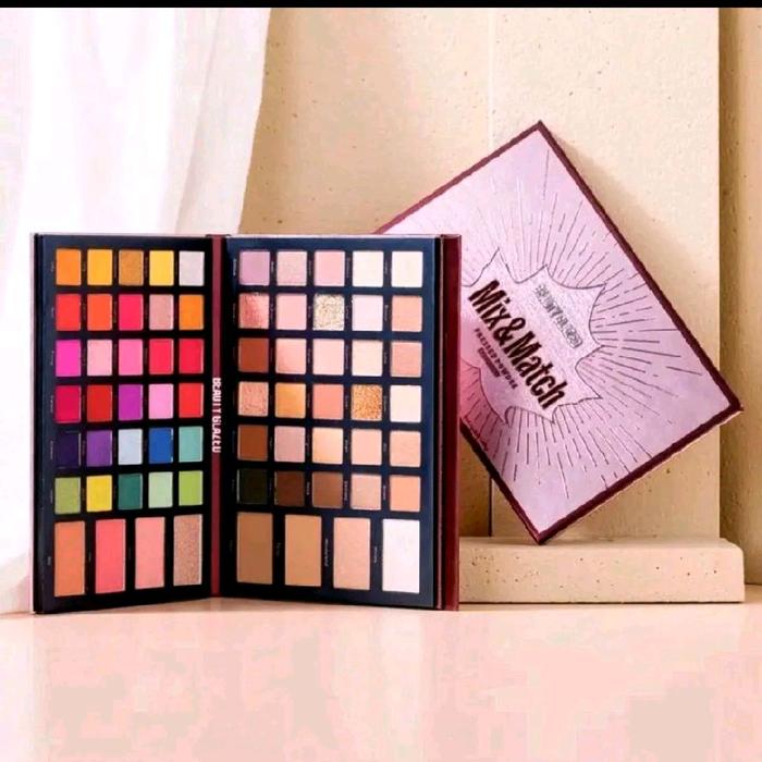 Gambar 68 Warna Beauty Gelanzi Mix&Match Eveshadow Palete 68 Colors Include Countur - Like Beauty Glazed Eyshadow dari Deswan store_NEW undefined Tokopedia