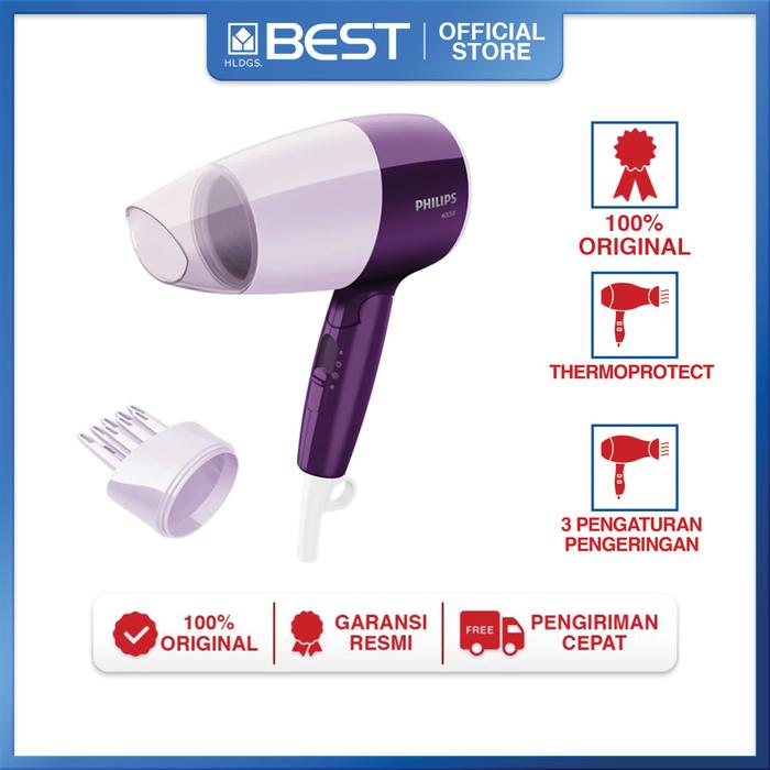 Gambar HAIR DRYER PHILIPS HP8126/02 PENGERING RAMBUT 400W. THERMOPROTECT TEMPERATURE dari Yamada Best undefined Tokopedia