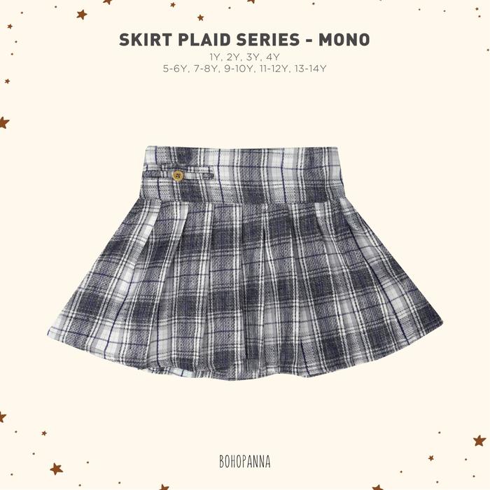 Gambar BOHOPANNA - SKIRT PLAID SERIES - ROK ANAK - MONO, 1Y dari Bohopanna undefined Tokopedia