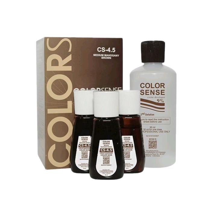 Gambar Color Sense Hair Toning - Pewarna Rambut, Penutup Uban, Natural Black 1.0- Cat, Hitam, Penghitam. - 1.0 Natural Black dari CENDUT COSMETICES undefined Tokopedia