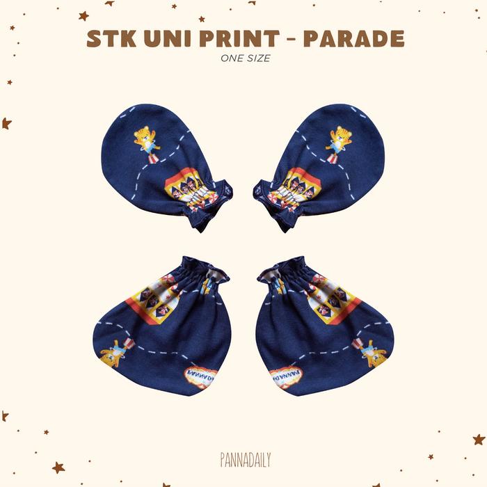 Gambar BOHOPANNA - PANNADAILY - STK UNI PRINT - SARUNG TANGAN SARUNG KAKI BAYI - PARADE dari Bohopanna Kota Semarang Tokopedia
