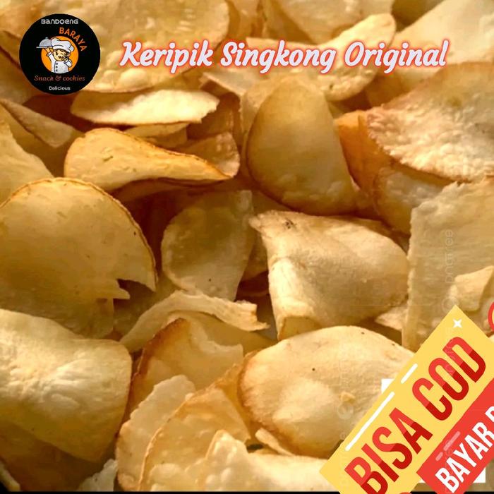 Gambar Keripik Singkong Original Asin Bandung Baraya Snack - 500g dari Bandoeng Baraya Snack undefined Tokopedia