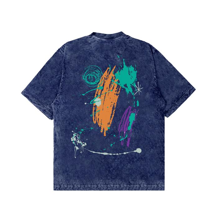 Gambar Onoma Katun Bangkok - Oversized Tshirt Wash Livin Paint Navy - Kaos - S dari Onoma Odyssey undefined 5 Tokopedia