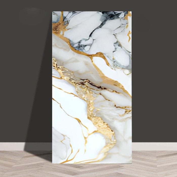 Gambar [PAKET 25PCS] MARBLE GRANIT LEMBARAN PVC | 30CM X 60CM @2MM | ANTI NODA DAN ANTI AIR | STIKER WALLPEPER DINDING VINY WATERPROOF - A14-D3*10 （10 PCS） dari Aimilo House undefined Tokopedia
