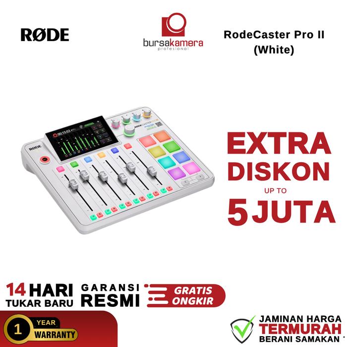 Gambar RODE Caster Pro II Rodecaster Pro 2 Podcast Production Studio RESMI - White dari Bursa Kamera Profesional Kota Administrasi Jakarta Selatan Tokopedia