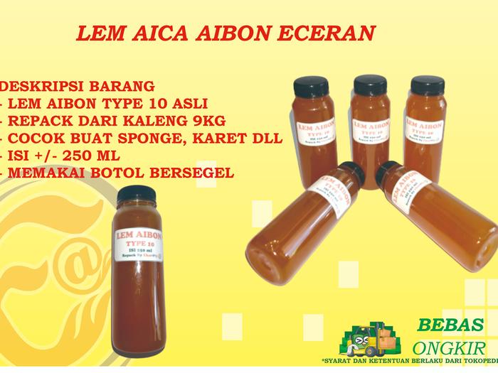 Gambar LEM AICA AIBON TYPE 10 / LEM KUNING BOTOL ECERAN - 250 ml dari Rumah ekorafy undefined Tokopedia