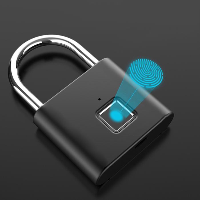 Gambar Kunci Gembok Sidik Jari Smart Fingerprint Padlock, Gembok Pintu Anti Maling, Gembok Pagar Tahan Air, Kunci Pintu Pintar, Gembok Anti Pencuri untuk Mobil dan Motor, Tanpa Kunci, Keamanan Maksimal - A dari tedi677 undefined Tokopedia