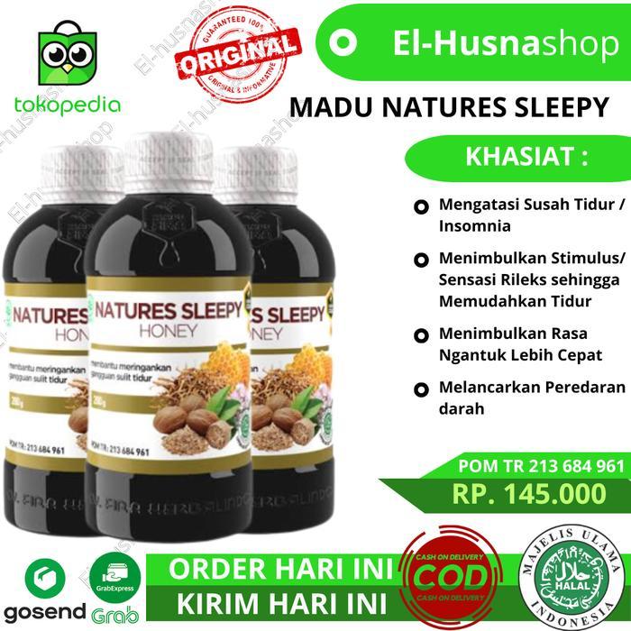 Gambar MADU NATURES SLEEPY HONEY ORIGINAL OBAT TIDUR INSOMNIA PALING AMPUH BESTQUALITY dari Green Herbal Mall undefined Tokopedia