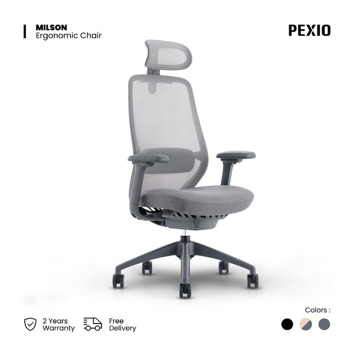 Gambar Pexio Milson Kursi Kantor Ergonomis dari Pexio Ergonomic undefined Tokopedia