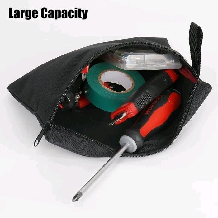 Gambar tool bag motor serbaguna - pouch tempat kunci kunci bengkel tas ini berfungsi untuk menyimpan berbagai macam barang obeng dari Msstoreshop undefined Tokopedia