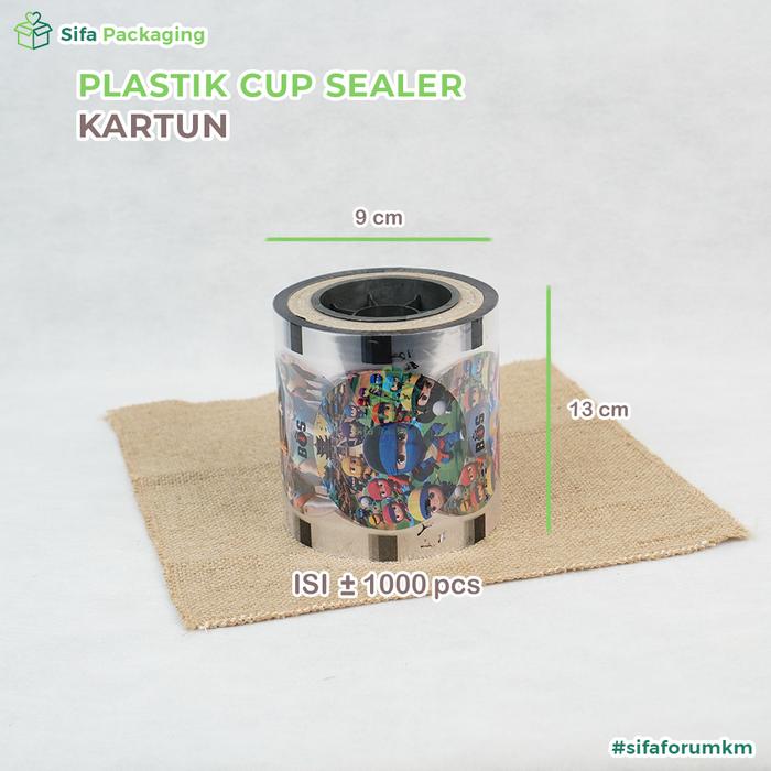 Gambar Cup Sealer Motif Tutup Segel Press Gelas Plastik Roll Plastik Sealer Polos Seal Cup Gelas Minuman Lid Sealer Cup Termurah - Kartun dari Sifa Kemasan 19 undefined Tokopedia