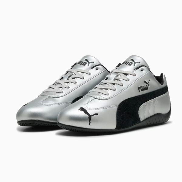 Gambar Sepatu Casual Eksklusif Speedcat Metallic PUMA Silver-PUMA Black - 403689 01 Putih Kasual Shoes - 3- dari Puma Store Java undefined Tokopedia