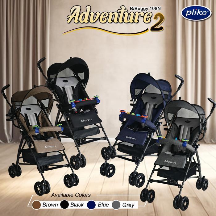 Gambar Baby Stroller Pliko Adventure 2 Kereta Dorong Bayi Pliko Buggy 108 Unisex Original #Gratisongkir - MERAH dari Skerich Store undefined Tokopedia