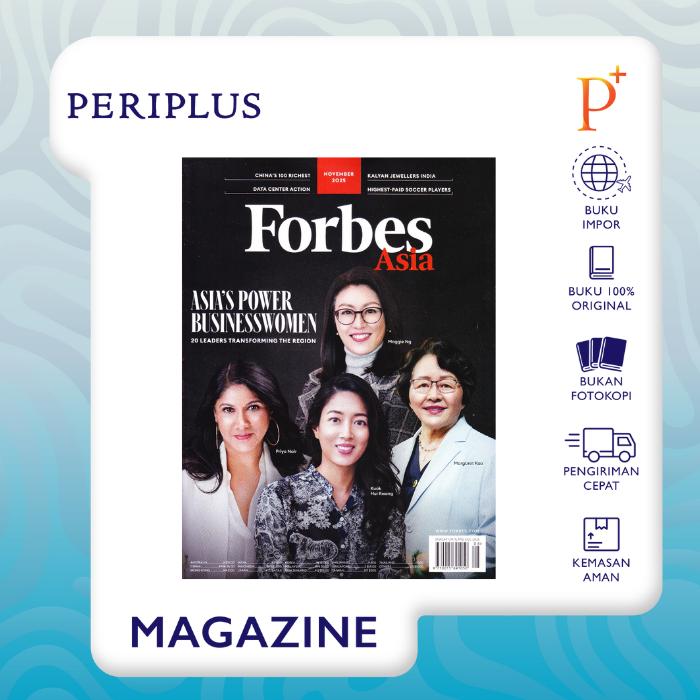 Gambar Majalah Import - Forbes Asia Magazine SG Edisi Terbaru - Nov 2025 dari Periplus Bookshop_NEW undefined Tokopedia