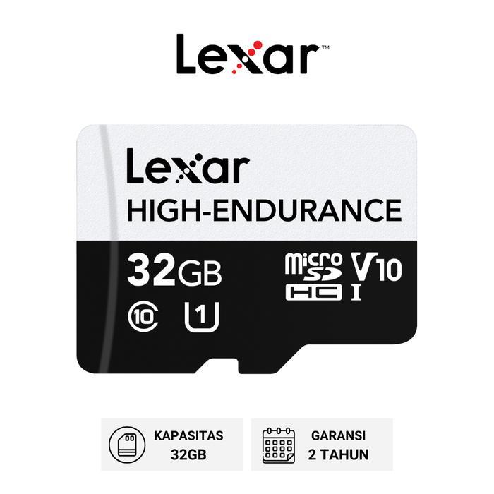Gambar Lexar High Endurance Micro SD Card 32Gb For CCTV / DashCam dari Vidsen Online undefined Tokopedia