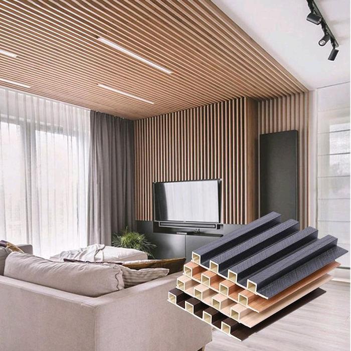 Gambar WPC wall panel  Modern Dekorindo Interior dinding dari Kencana Plafon PVC Bandung undefined Tokopedia