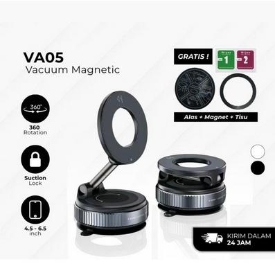 Gambar VANGO Phone Holder Magnetic Vacuum Putar 360 Daya Hisap Kuat Tempel Tembok Meja Dashboard Kaca Mobil - VANGO VA05 dari Bima Accessories Bali undefined Tokopedia