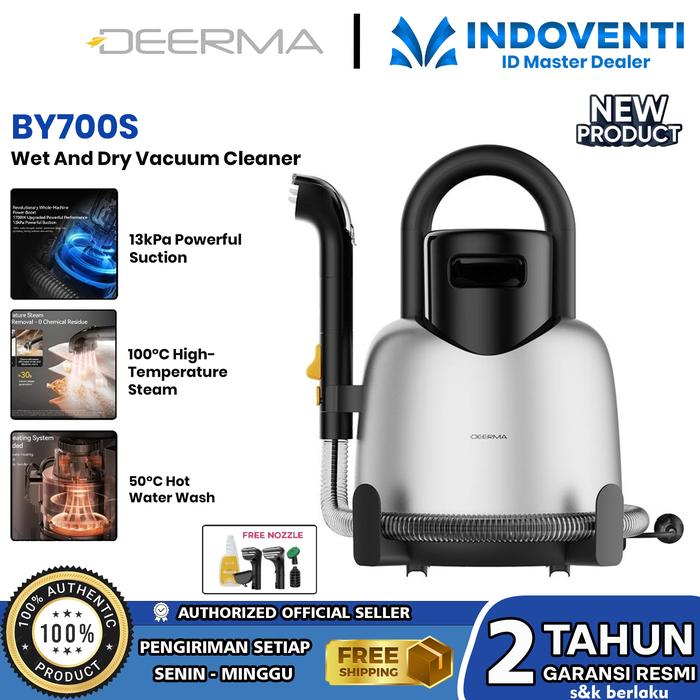 Gambar Deerma BY700S Suction Wet Vacuum Vakum Cleaner Mesin Alat Pembersih Noda Kain Karpet Kasur Sofa dari INDOVENTI undefined Tokopedia