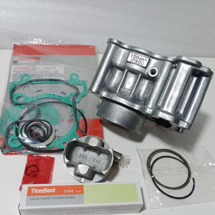 Gambar BLOK SEHER 1PA YAMAHA VIXION SILINDER MESIN MOTOR VIXION LAMA FREE THREE BOND/TOP SET Motorcycle Sparepart dari Zona Sparepart 03 undefined Tokopedia