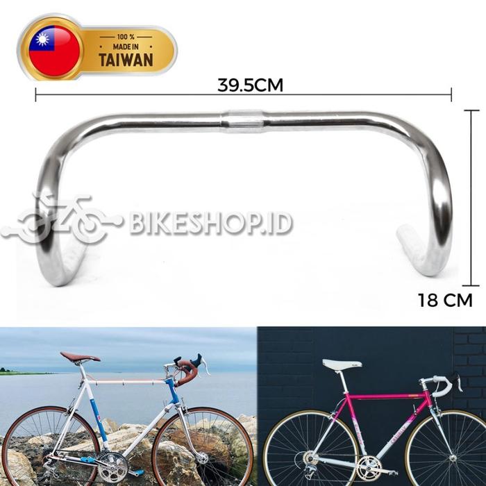 Jual Stang sepeda balap roadbike atau fixie dropbar model lengkung - Main Image