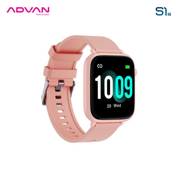 Gambar ADVAN Smartwatch S1a IPS Display 1.83" Touchscreen Waterproof IP68 Wireless Bluetooth Call Health Monitoring Jam Tangan Pintar Smartwatch Murah - Pearl Pink dari Advan Authorized Store undefined Tokopedia