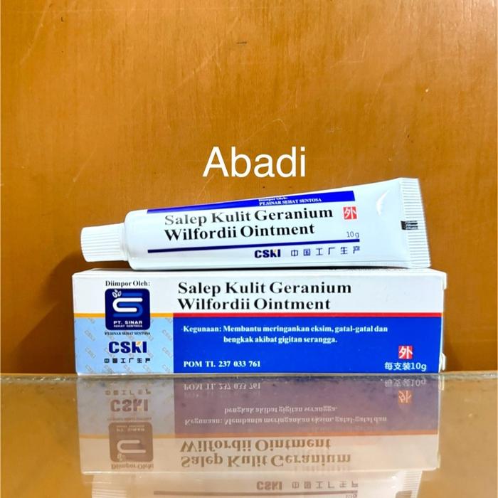 Gambar Salep Kulit Geranium Wilfordii Ointment - Salep Gatal-gatal / Eksim dari Abadi Medan undefined Tokopedia