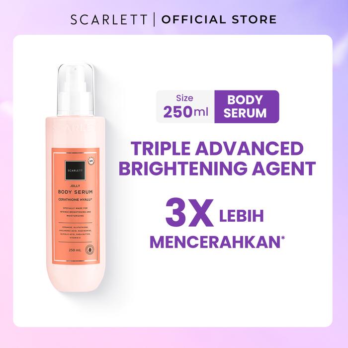 Gambar Scarlett Whitening 1pcs Jolly Series - Body Scrub / Shower Srub / Body Lotion / Body Cream / Body Serum Mencerahkan Tubuh Soap Lulur - Body Serum Jolly dari Scarlett Whitening undefined Tokopedia