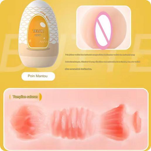 Gambar ORIGINAL TENGGA EGG NEW TENGA EGG MINI 3D MEN'S SILICONE CUPS PORTABLE VACUUM CUP TOYS - Kuning dari dedek36 undefined Tokopedia