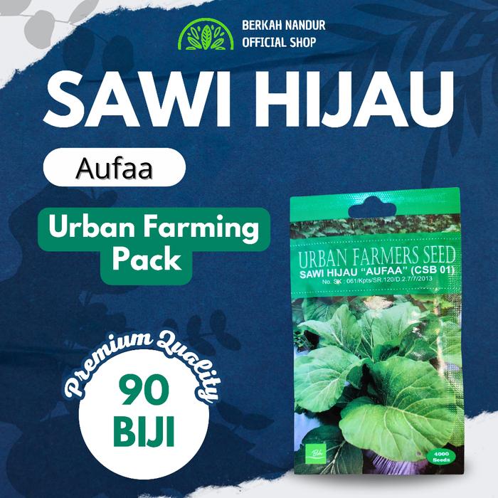 Gambar Benih Sawi Hijau Aufaa Urban Farming Kemasan Pabrik dari Berkah Nandur undefined Tokopedia