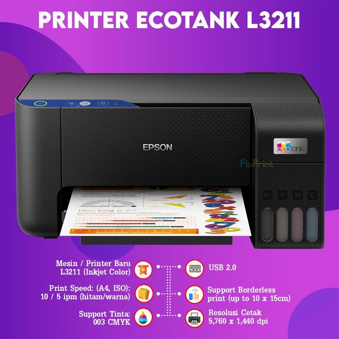 Gambar Printer Epson Print Dot matrix LX310 LX-310 LX 310 / LQ310 LQ-310 / Printer Inkjet L3211 - L3211 InkJet dari FixPrint Indonesia undefined Tokopedia