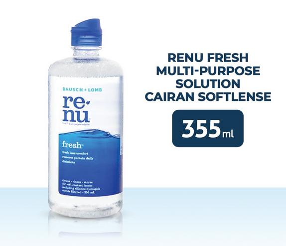 Gambar renu by bausch and lomb cairan pembersih softlens anti bakteri dari Aseanshop123 undefined Tokopedia