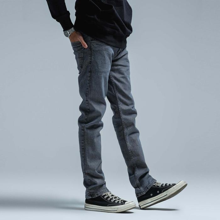 Gambar Celana Panjang Jeans Stretch Pria JB Long Denim Bio Wash - Grey, L dari JB Stay Classy undefined Tokopedia