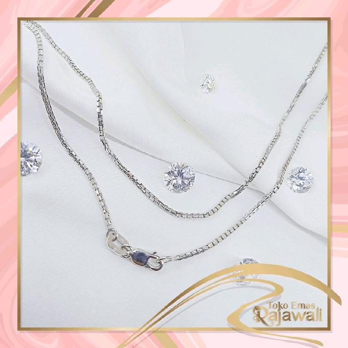 Gambar Kalung Emas Putih Model Terbaru dari toko emas Rajawali undefined Tokopedia