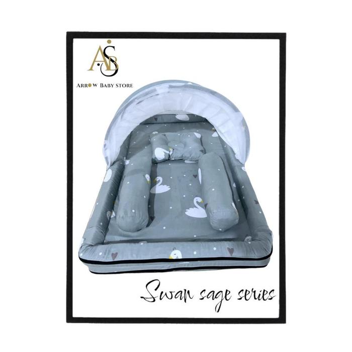 Gambar KASUR BAYI MURAH / KASUR BAYI MOTIF - SWAN SAGE, Standar dari MARITZA AULIA SHAKIRANI undefined Tokopedia