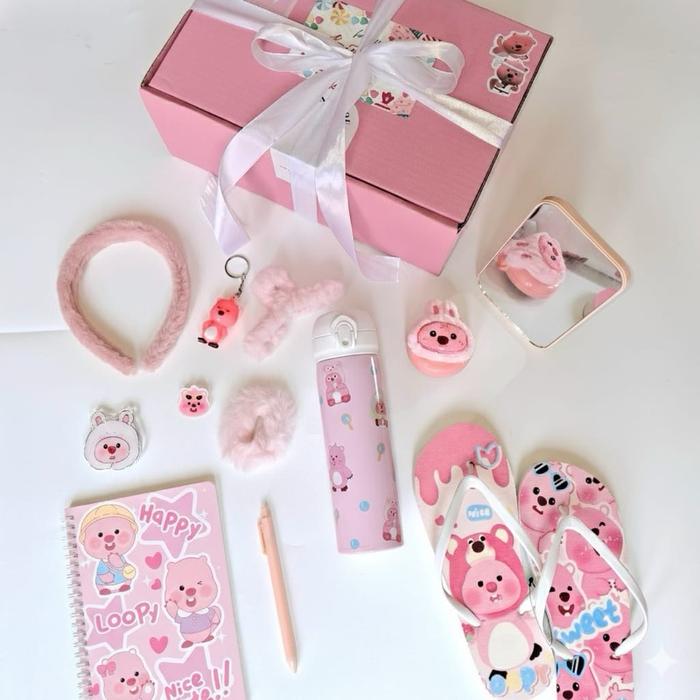 Gambar [KADO LOOPY EDITION] Paket kado loopy / serba loopy / kado cewek / kado ulangtahun - Semi komplit 1 dari Kadoinkamuu undefined Tokopedia