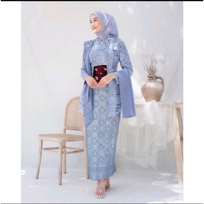 Gambar Set Kebaya Laksmi Kebaya Kutubaru Kebaya Modern Baju Kondangan Wanita - A dari Dafina.collection undefined Tokopedia