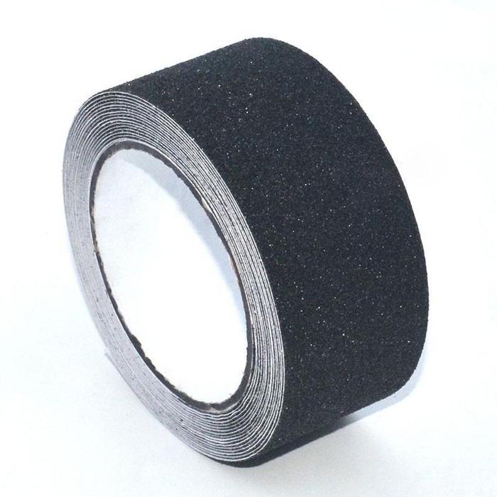 Gambar Lakban Anti Selip Lantai 5M/Stiker Lantai Anti Selip Berperekat Kuat/Amplas Tahan Air Dan Tahan Aus - hitam, 2.5cm*5m dari PTG HOUSE undefined Tokopedia