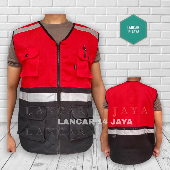Promo Rompi Proyek K3 - Rompi Safety - Rompi Tambang - Rompi Kain ...