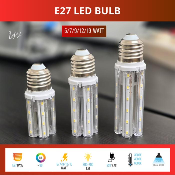 Gambar Bohlam LED E27 Halogen Kacang / Light Bulb / Lampu Hias - Netral, 18W dari Weekend Wednesday_NEW undefined Tokopedia