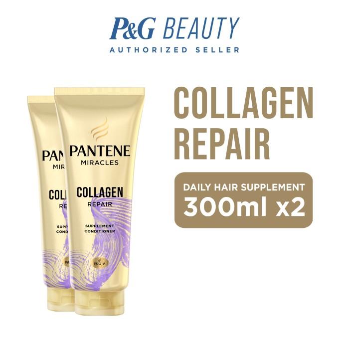 Gambar Pantene Miracles Collagen Conditioner 300ml - isi 2 - White dari P&G Store undefined Tokopedia