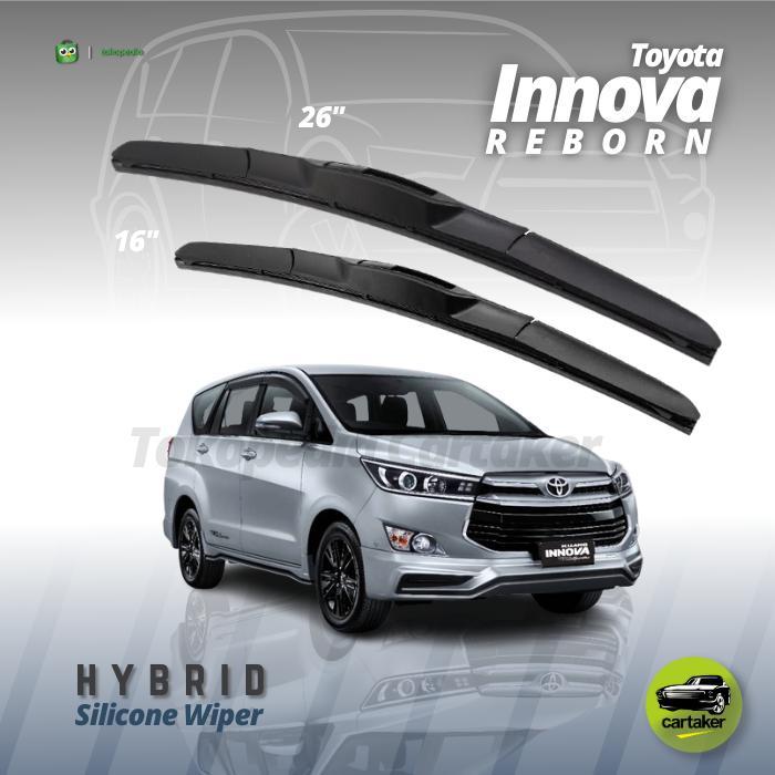 Gambar Wiper Frameless All New Innova Reborn Karet Kaca Mobil Silicon Hybrid - Front Only dari tito ardi undefined Tokopedia