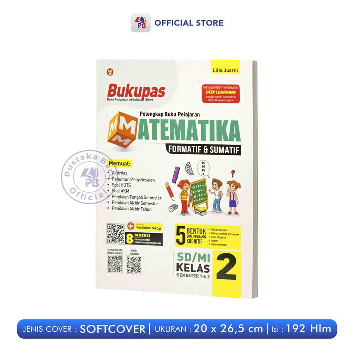 Gambar Buku P5 SD Kelas 2 / Bukupas Pelengkap Buku Pelajaran Pendidikan Pancasila Matematika Bahasa Indonesia Formatif & Sumatif SD Kelas 2 Fase A Semester 1 & 2 Kurikulum Merdeka / Projek Penguatan Profil Pelajar Pancasila / Yrama Widya / YRAMA WIDYA  YW - YW - MATEMATIKA 2 dari Pustaka Baru Press undefined 5 Tokopedia