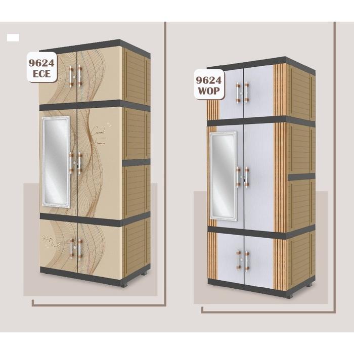 Gambar JUMBO Lemari pakaian plastik naiba MSC DOLL BONEKA - 9284 Lemari Baju DORAEMON HELLO KITTY - 9624-WOP/ECE dari Pompeii Store undefined Tokopedia