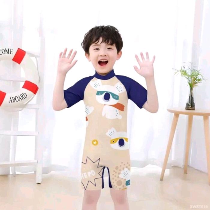 Gambar Baju Renang Anak Terbaru / Swimming Wear 1-9Th - BRA 014, M (3-5Th) dari Sikecilku.id undefined Tokopedia